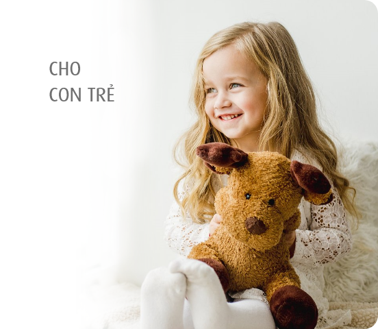 Cho con trẻ
