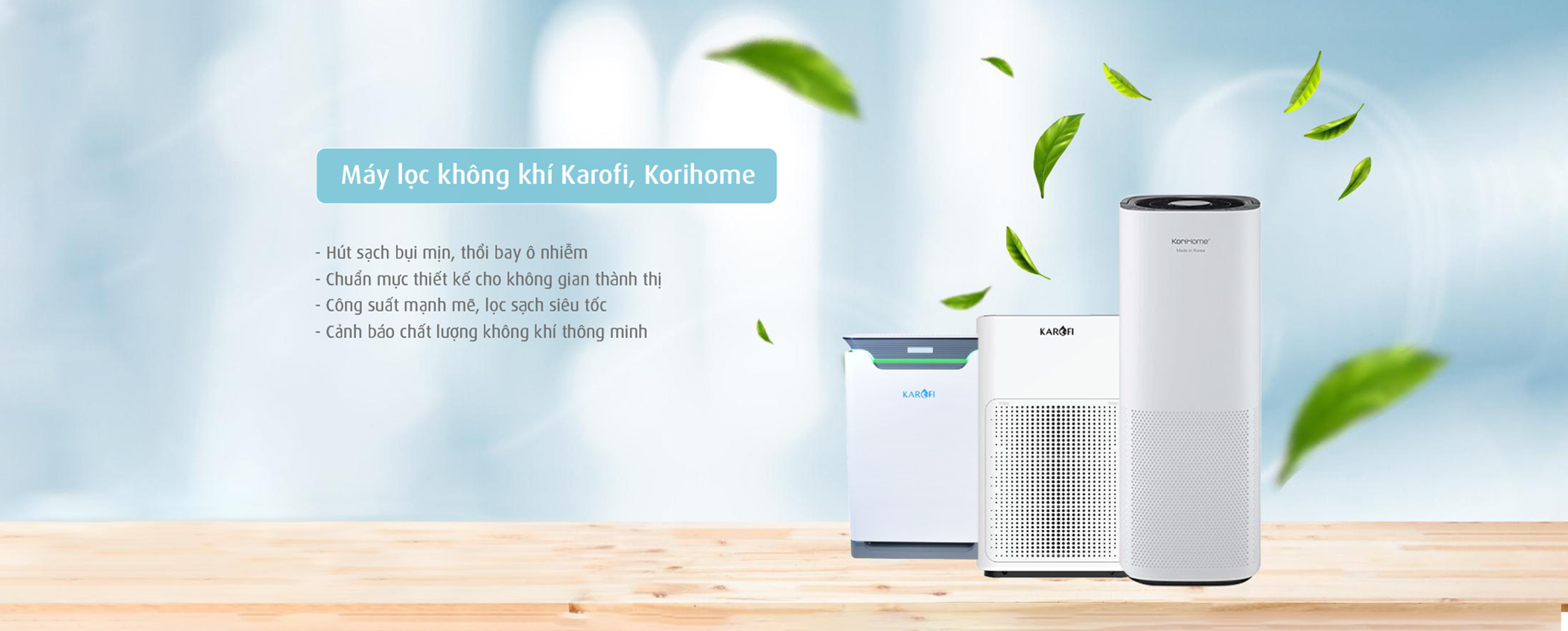 Slide may loc khong khi