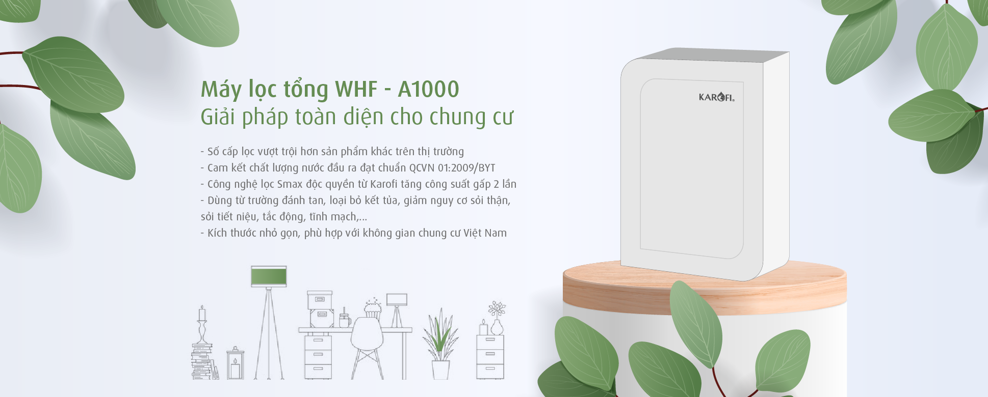 Máy lọc tổng chung cư